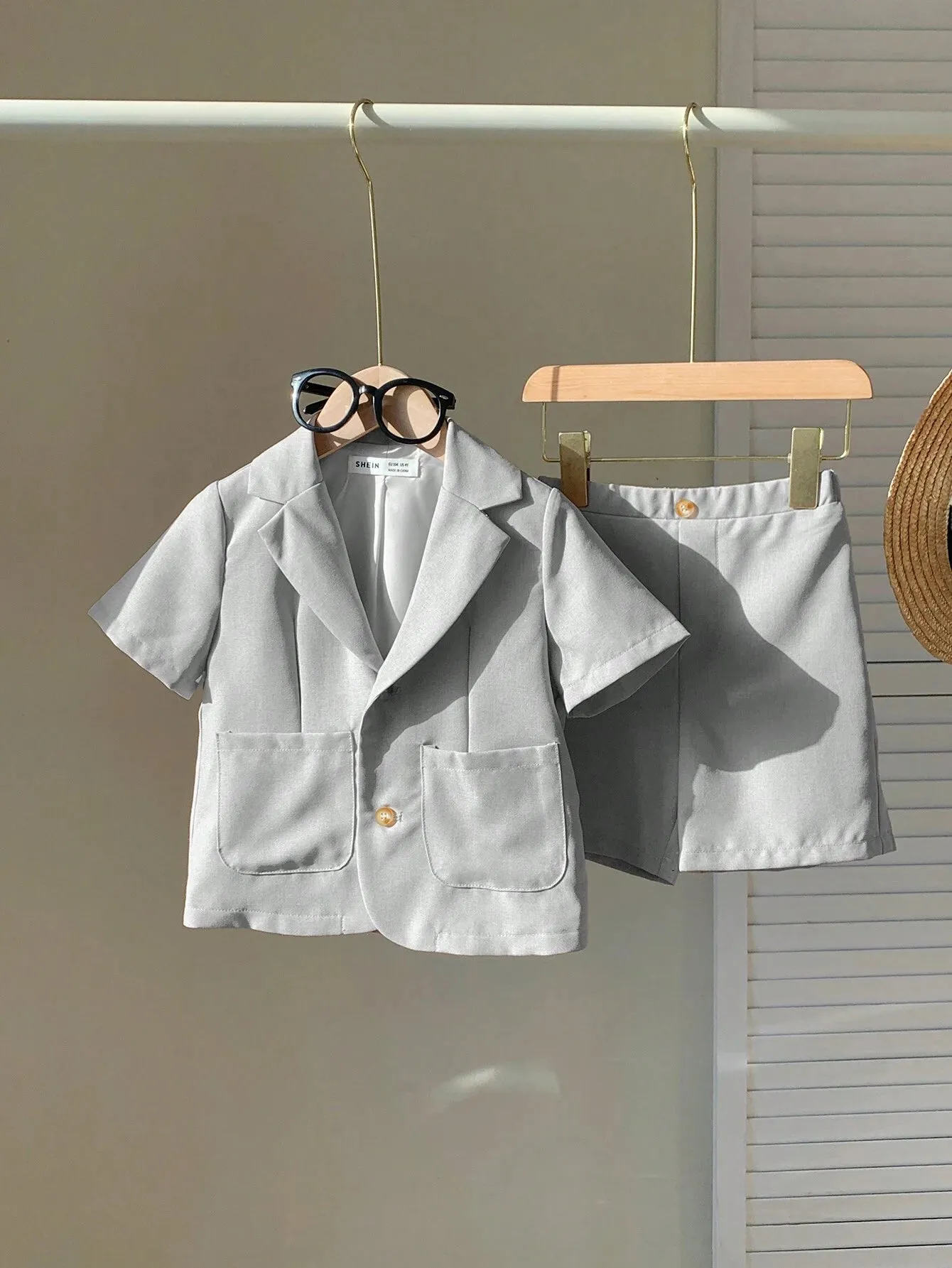 15918 2a-01-18 Conjunto de traje Niños 2 Pzas