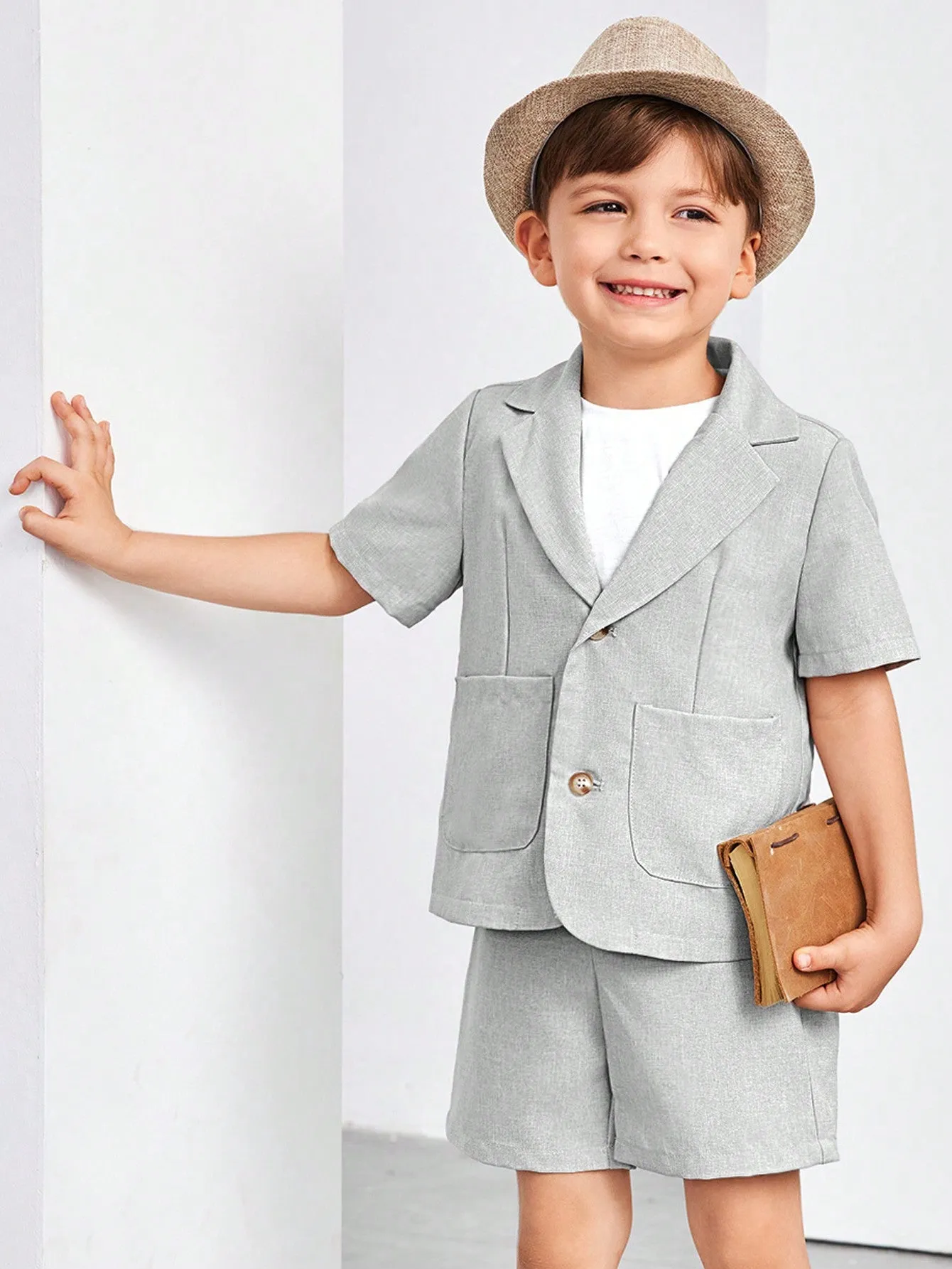 15918 2a-01-18 Conjunto de traje Niños 2 Pzas
