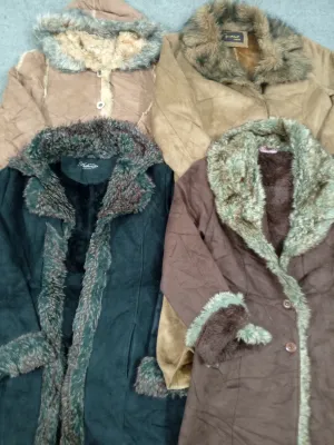 #447 Ladies Sherling Fur Coats -10