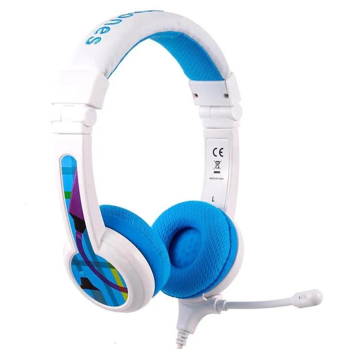 BUDDYPHONES School Plus Headphones - Blue