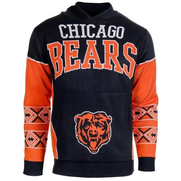 Chicago Bears Big Logo Hooded Sweater