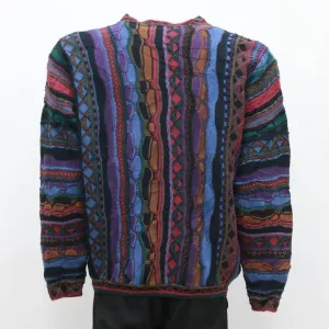 CR1225 🌈Crazy Colors Vintage Coogi Style Sweaters - 10 Pcs