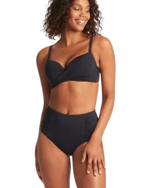 Essentials Gathered Side High Waist Pant