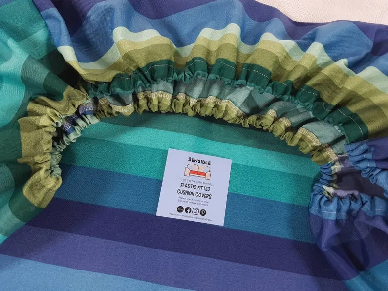 Fabric Sample Only 3x5 inch - Summer Islip Stripes