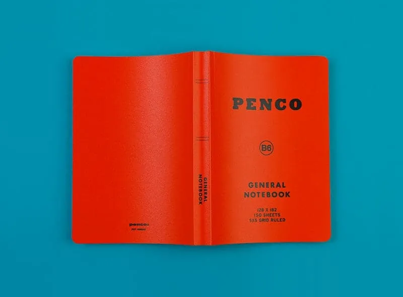 Hightide Penco Soft PP Notebook (Grid, B6)