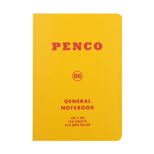 Hightide Penco Soft PP Notebook (Grid, B6)