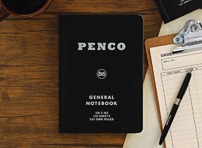 Hightide Penco Soft PP Notebook (Grid, B6)
