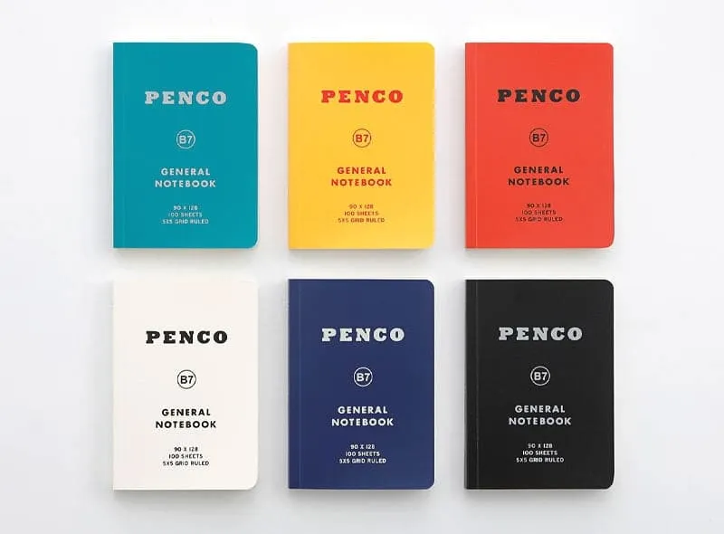 Hightide Penco Soft PP Notebook (Grid, B6)