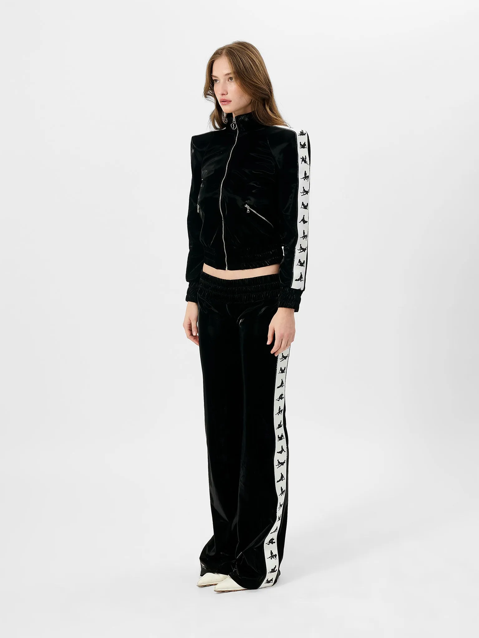 League Tracksuit Bottoms Black
