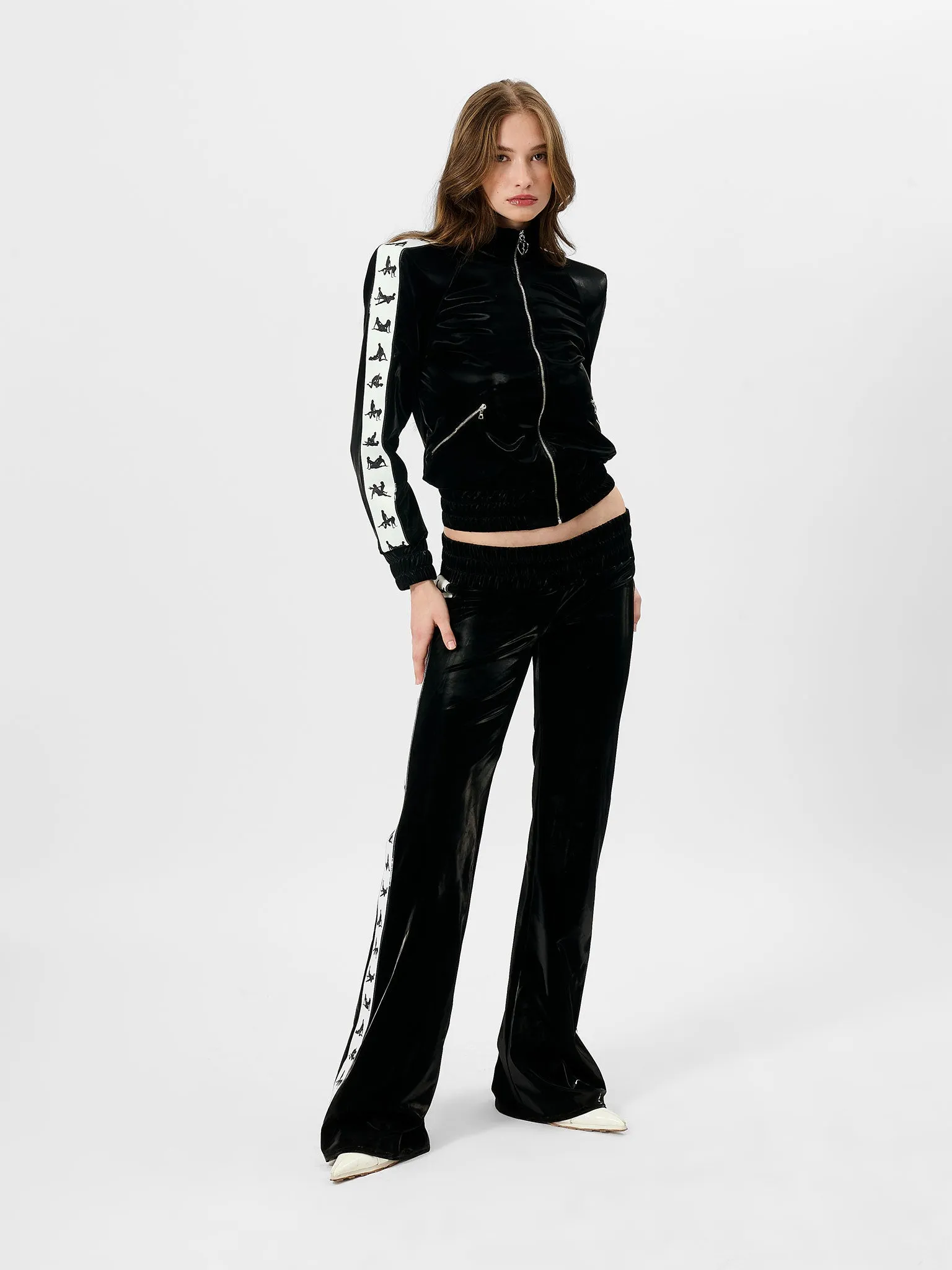 League Tracksuit Bottoms Black