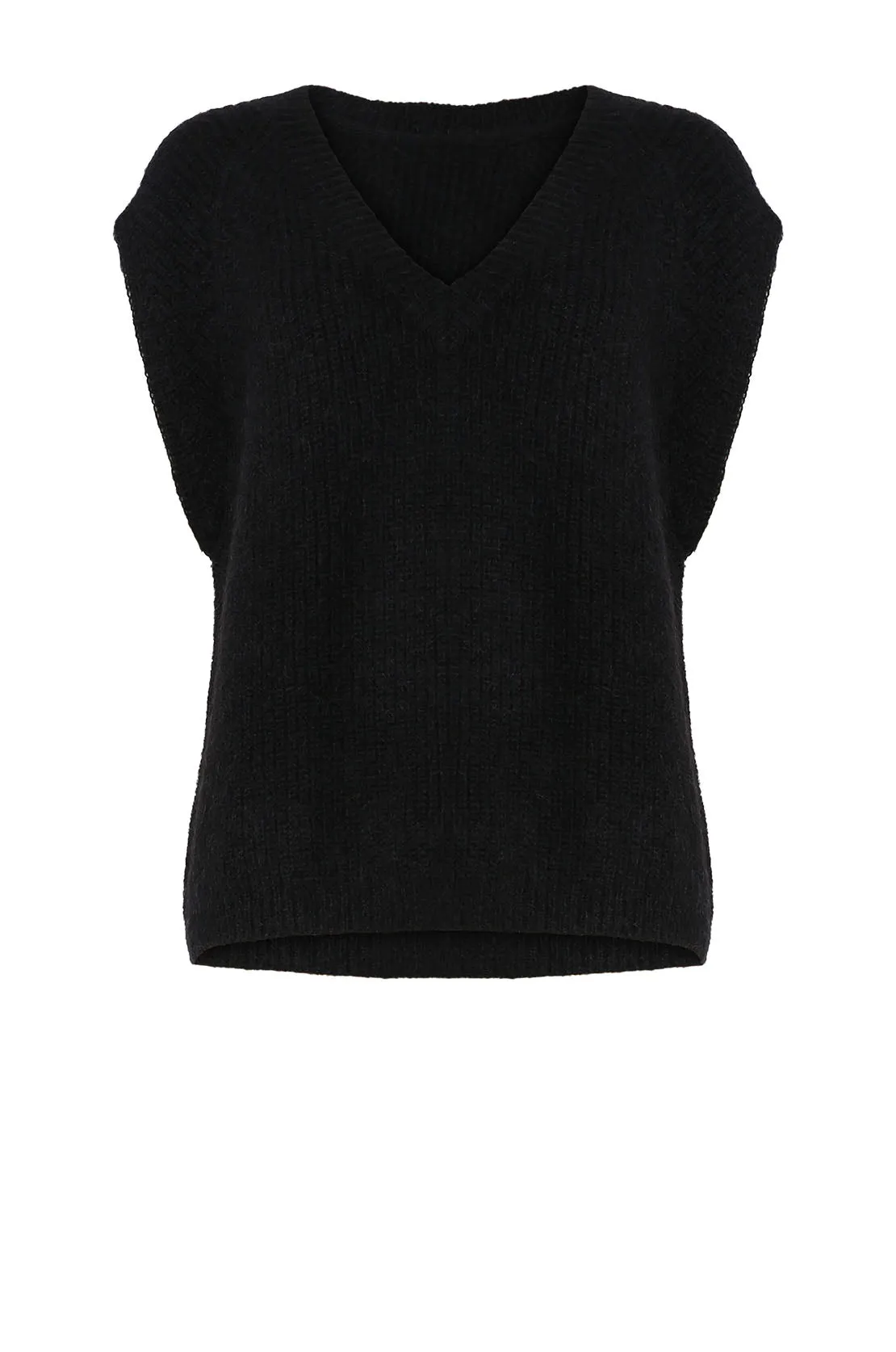 lineate vest / black