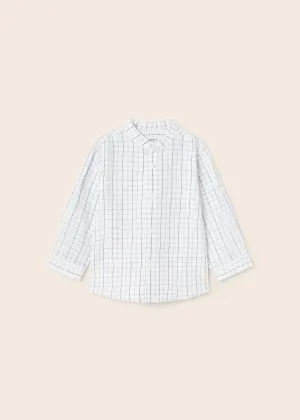 Linen print shirt baby
