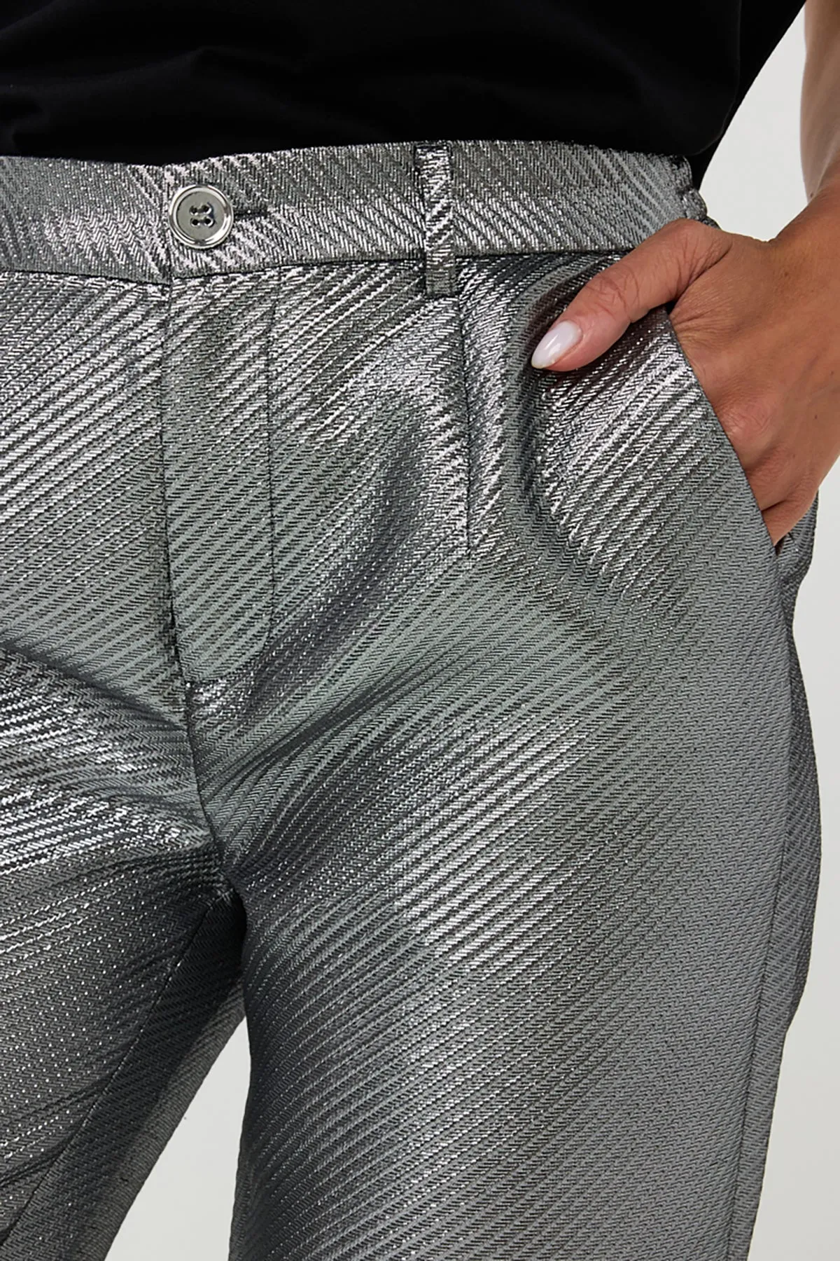 Metallic Trouser