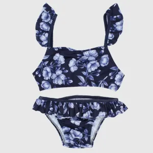 Navy Floral Bikini