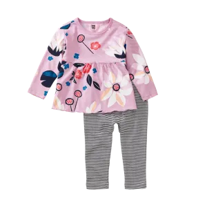 Peplum Top & Pants Baby Set