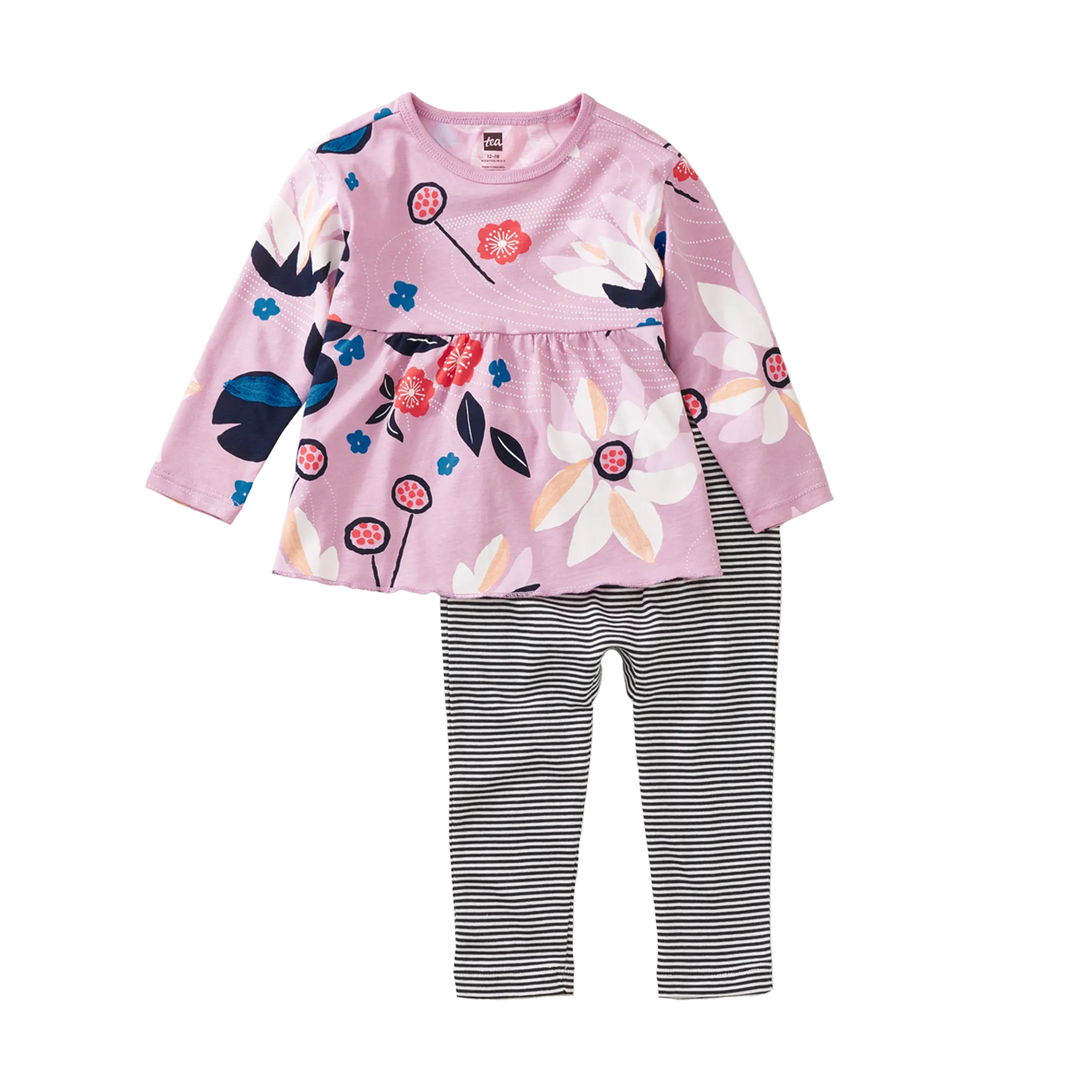 Peplum Top & Pants Baby Set
