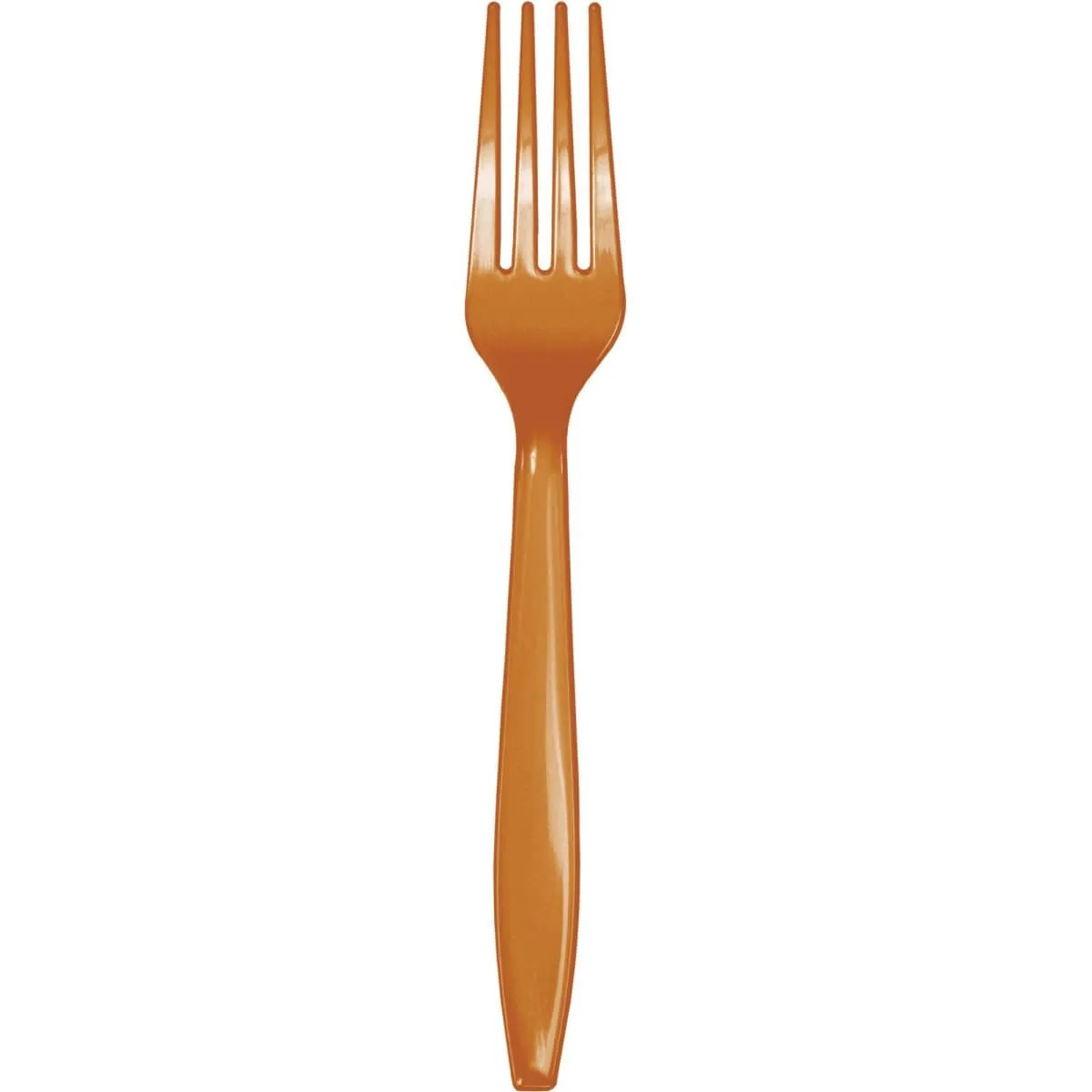 Pumpkin Spice Plastic Forks