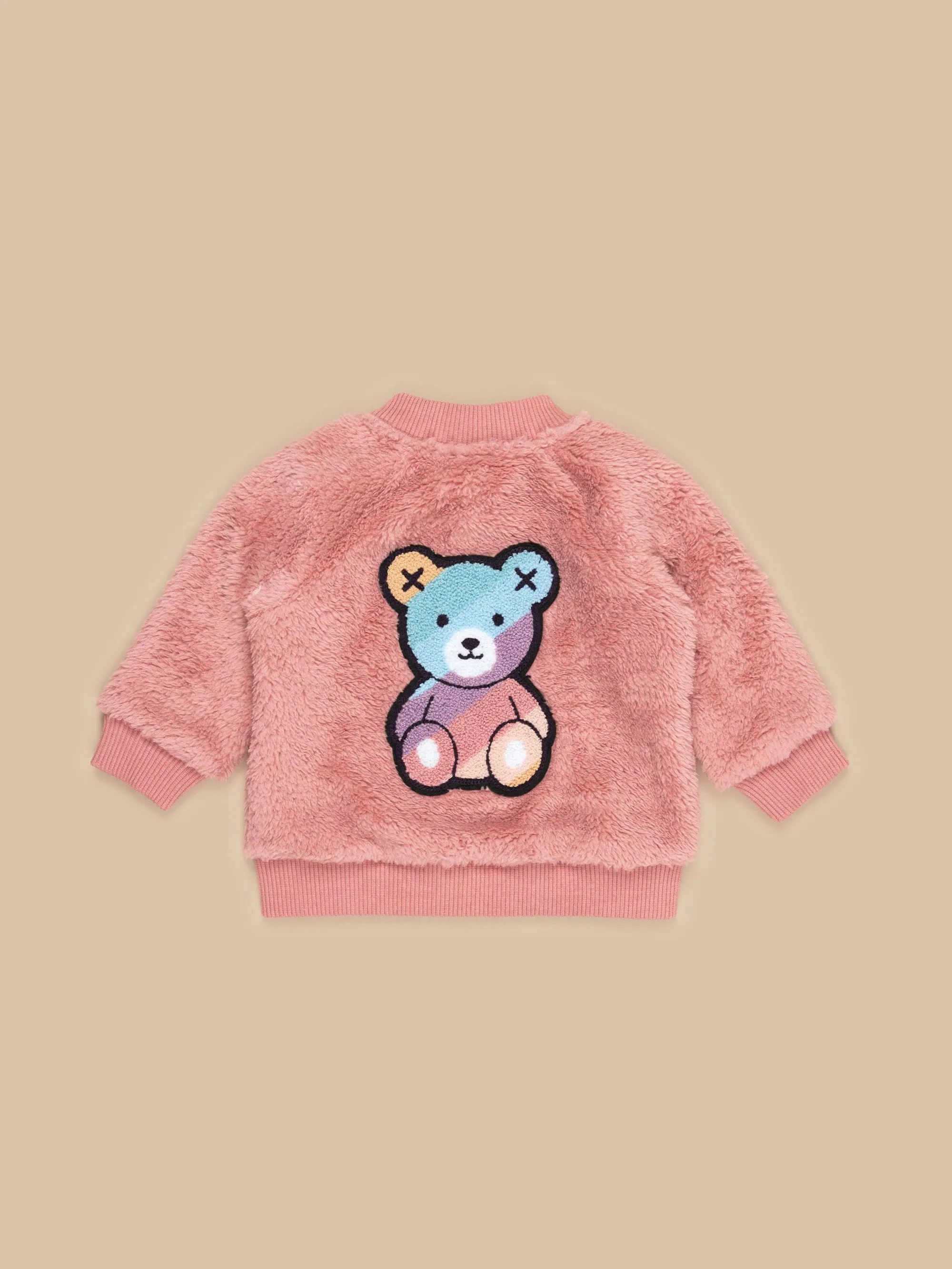 Rainbow Bear Fur Jacket