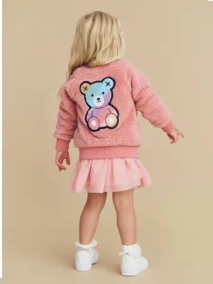 Rainbow Bear Fur Jacket