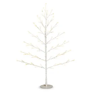 Raz Imports Lights 2023 3' Birch Lighted Flat Tree