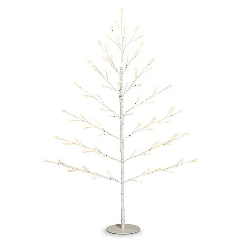 Raz Imports Lights 2023 3' Birch Lighted Flat Tree