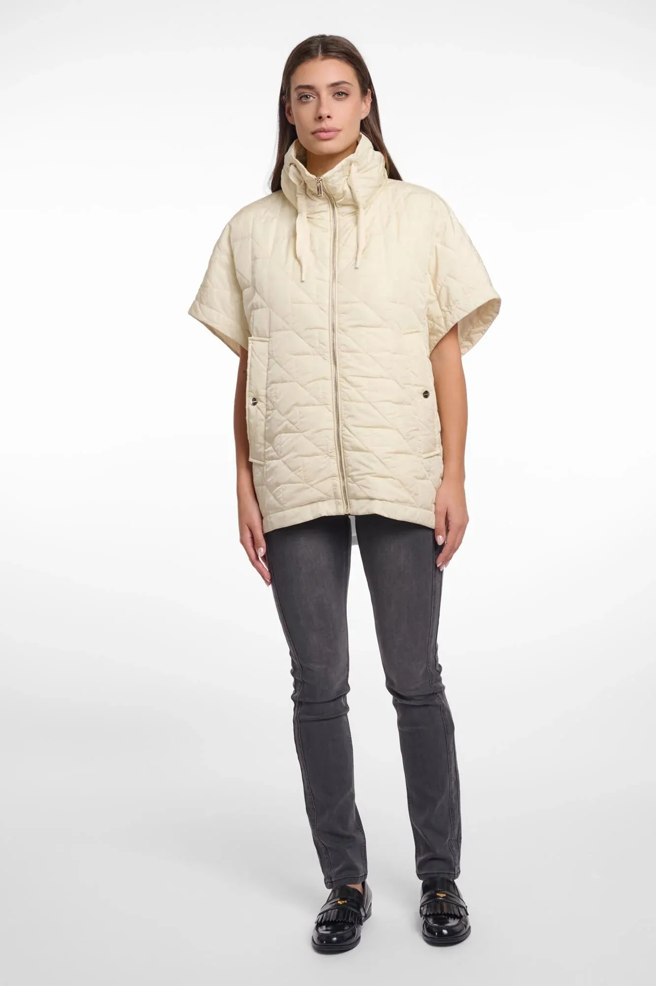 Short Sleeve Gilet - Birch