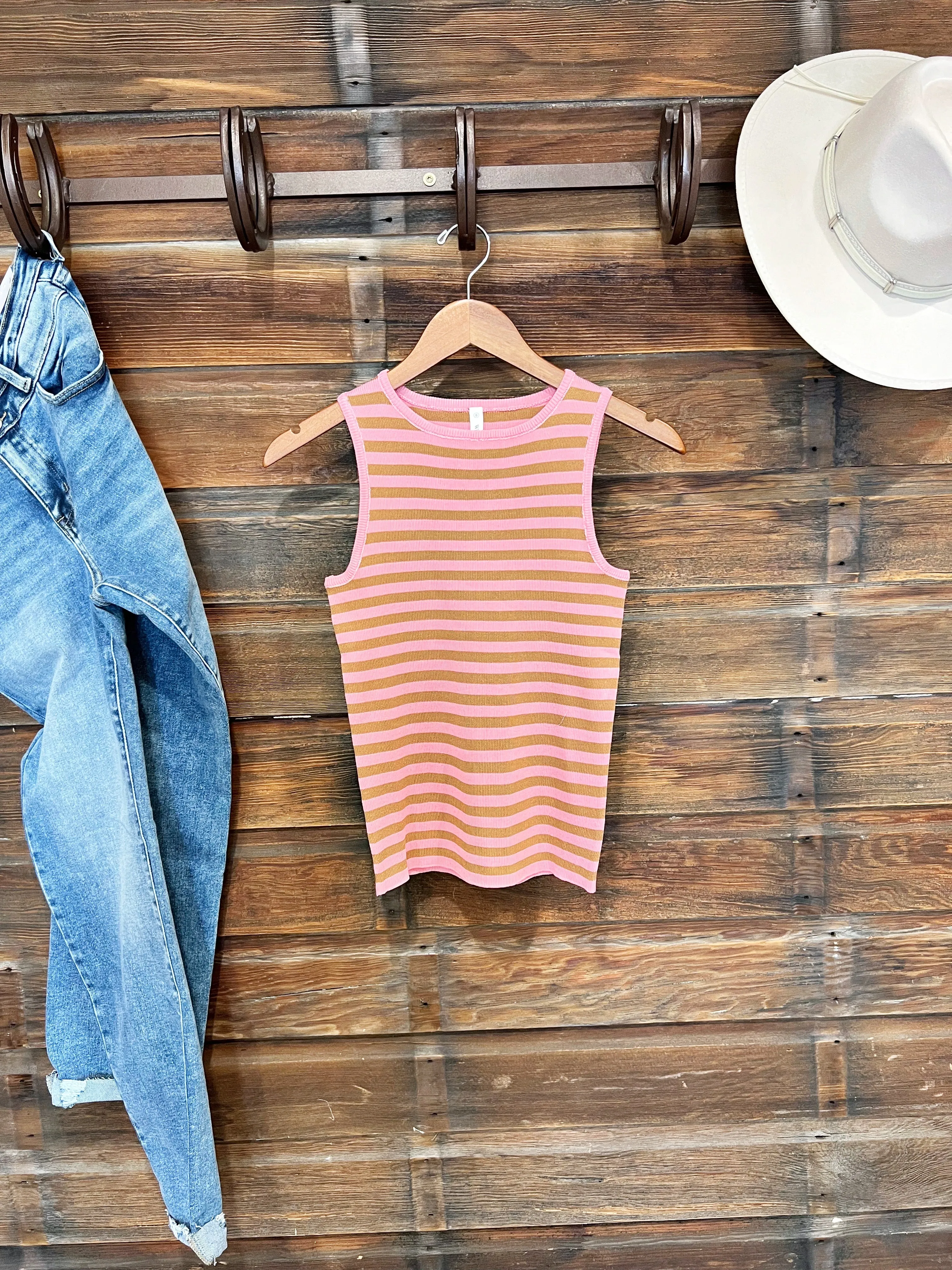 The Libby Tank in Pink