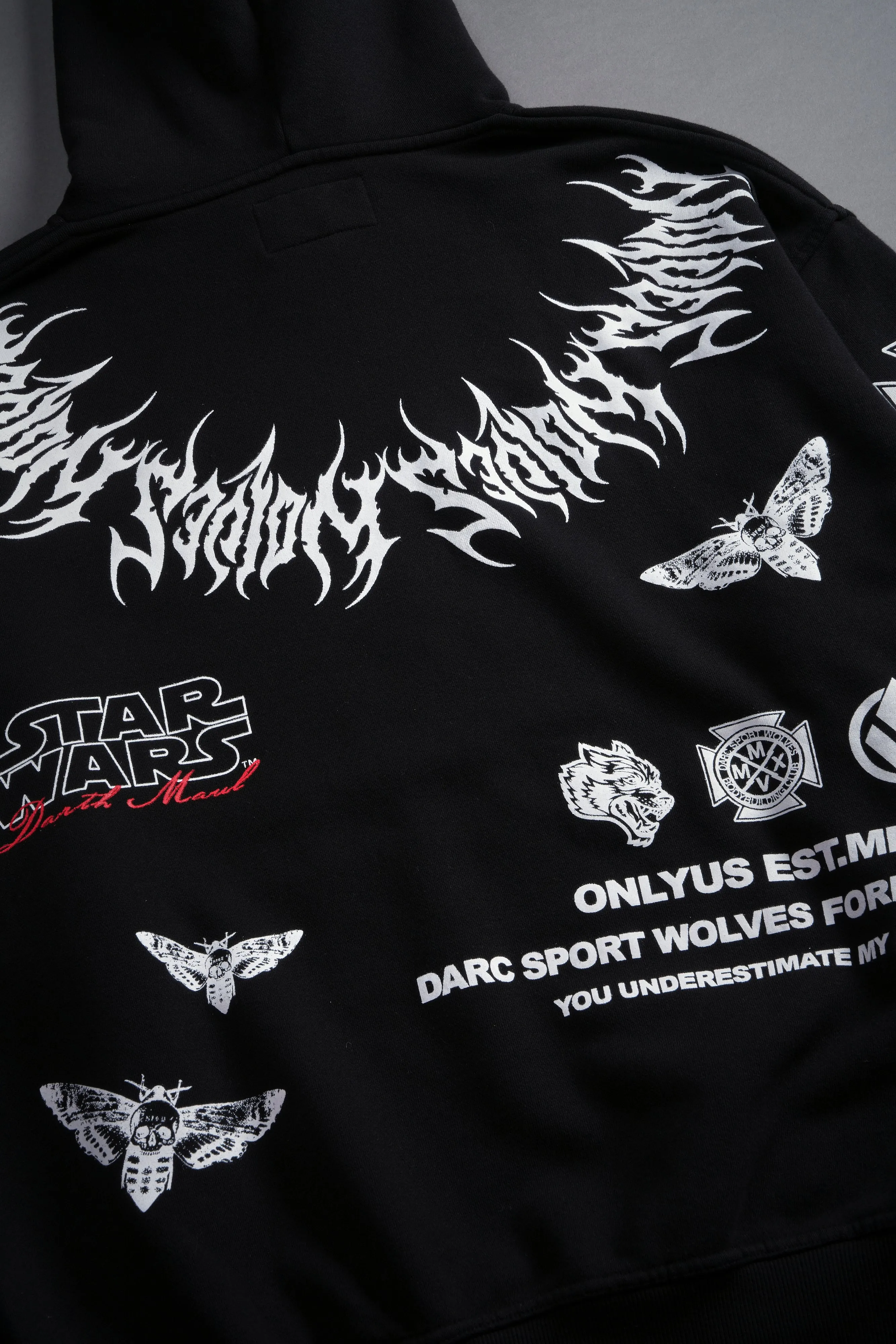 The Power of The Dark Side Maul "Pierce" Hoodie in Black