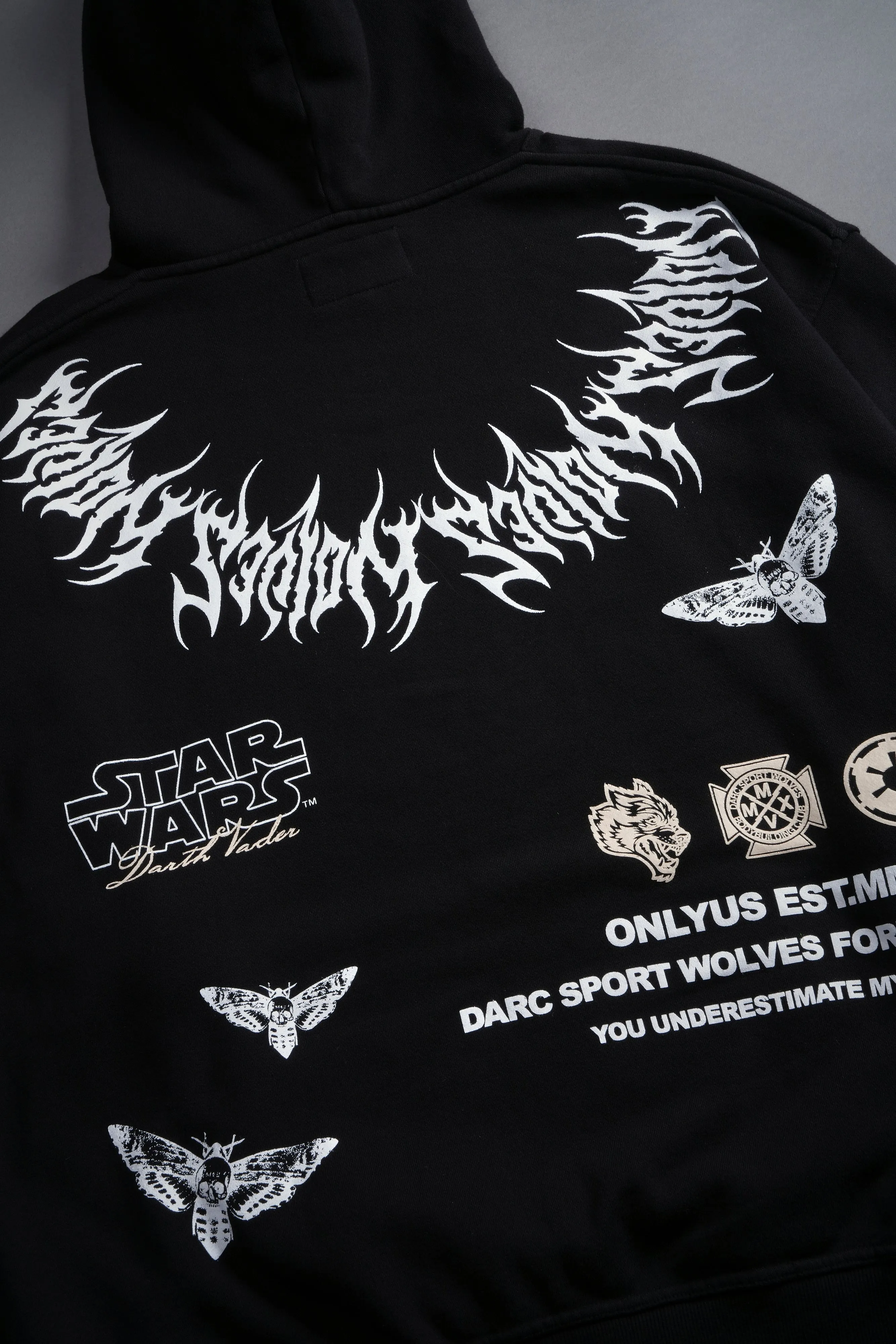 The Power of The Dark Side Vader "Pierce" Hoodie in Black
