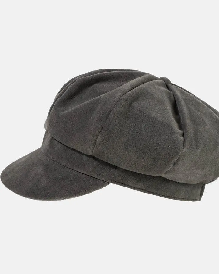 Water Resistant Velour Bakerboy Hat