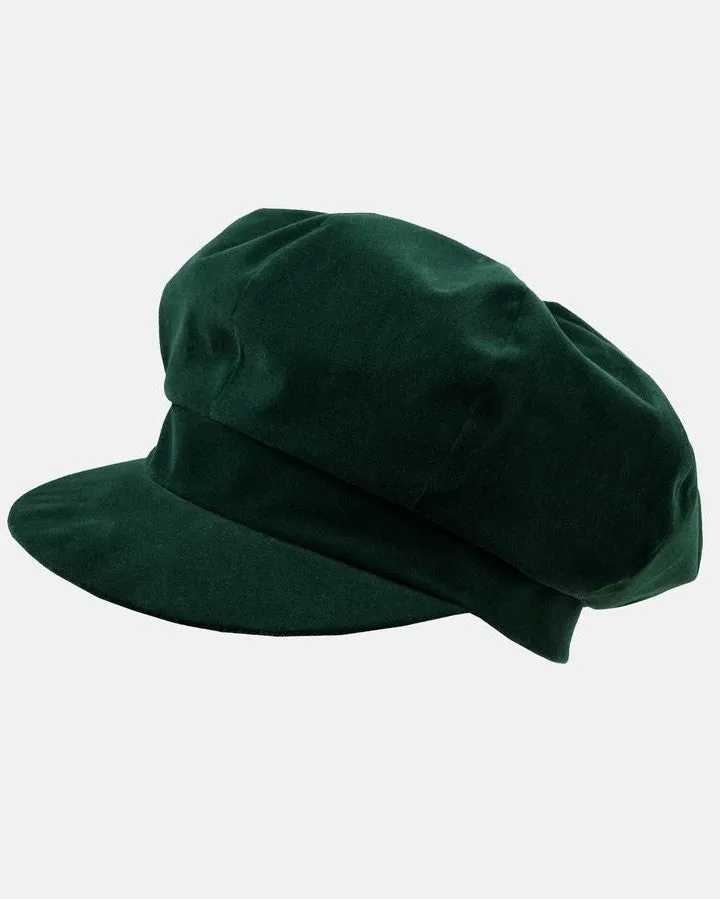 Water Resistant Velour Bakerboy Hat