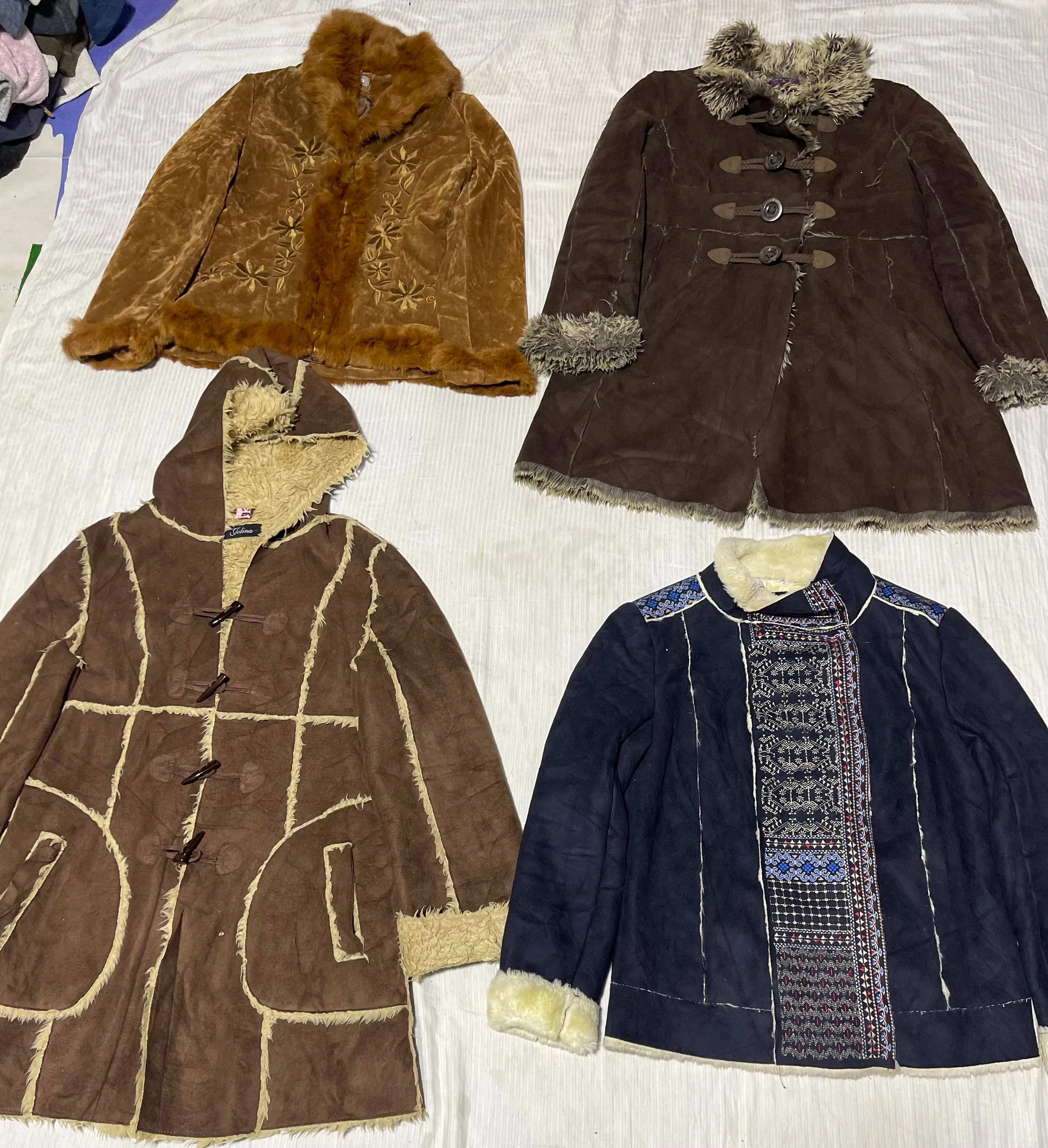 Y2k Afghan Coats 12 Pieces     :10: