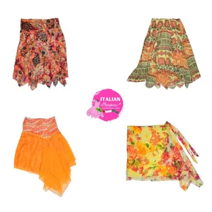Y2K Orange Gala skirts