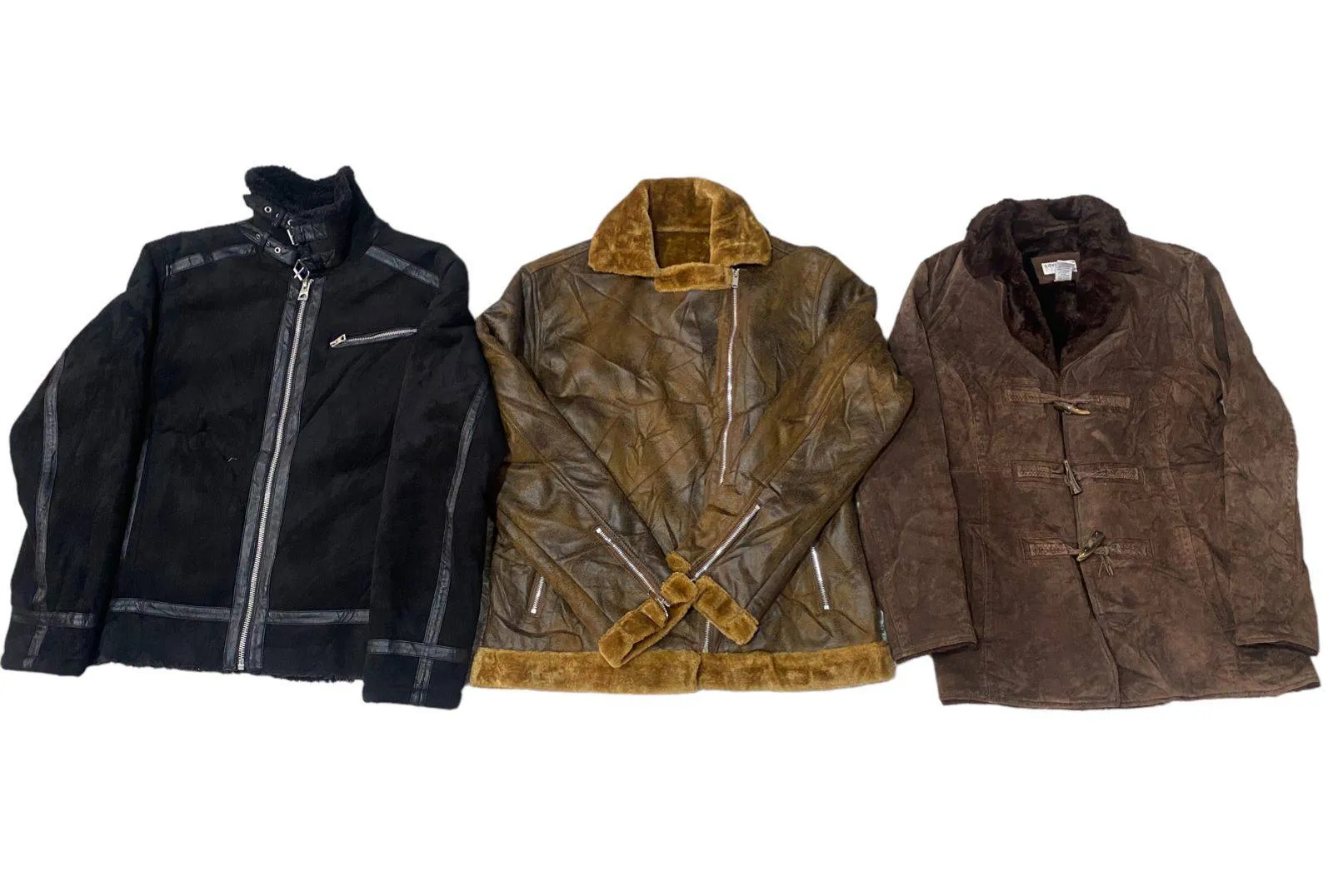 Y2k Winter Shearling Long/Midi Coats Mixed - 17 Pcs
