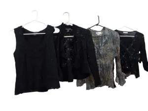 Y2K_24 Cute Black Shaded Blouses - 17 pcs - 24/5/24